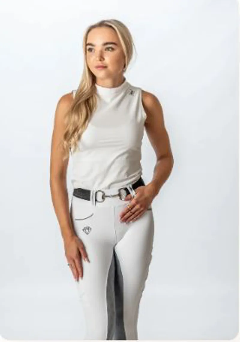 Eclat Equestrian LegUps Leggings -White Grey